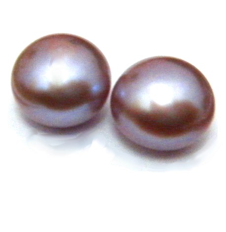 Natural Colours 7-7.5mm Half Drilled Button Pairs